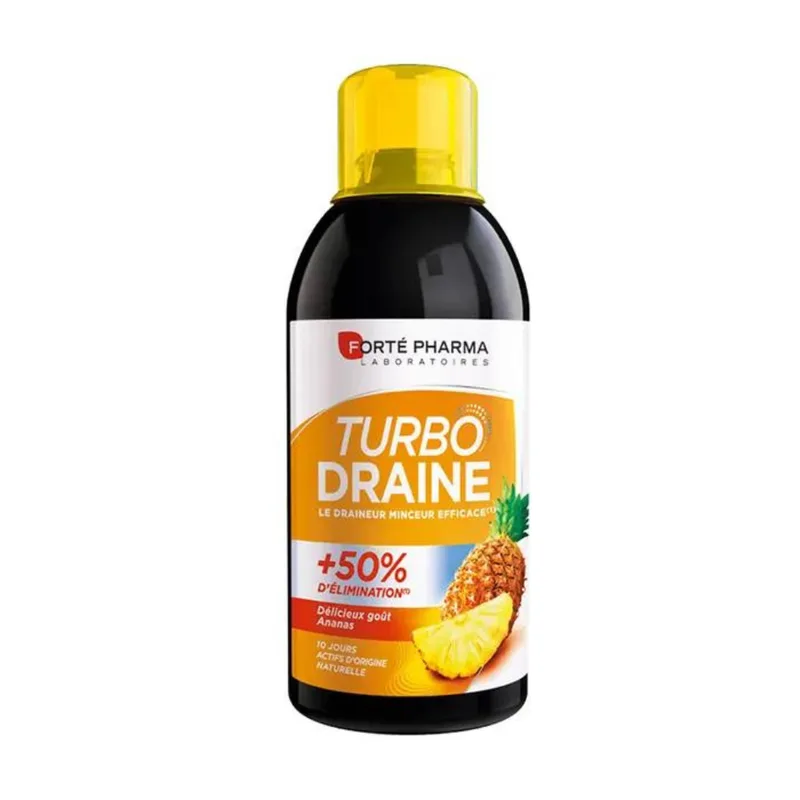 Forte Pharma TurboDraine Draining, Slimming and Elimination Pineapple Flavor 500ml