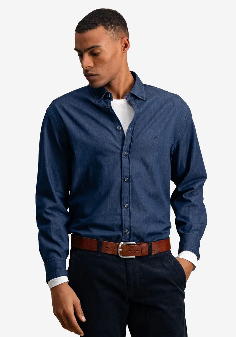 Fynch Hatton Πουκάμισο της σειράς Denim - 1509 8030 685 Navy