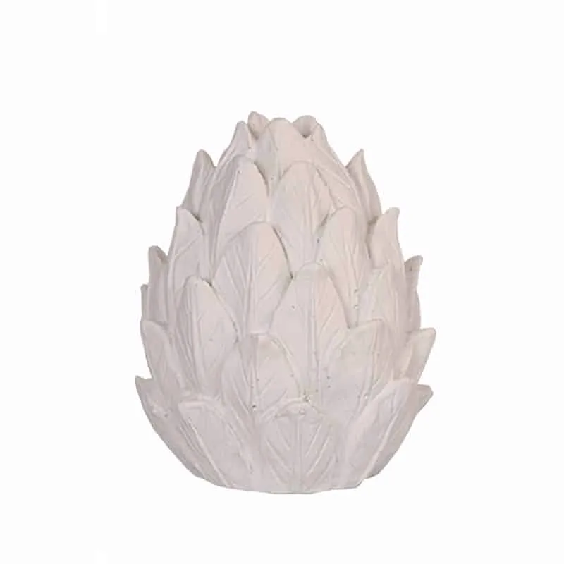Κηροπήγιο Κεραμικό Λευκό Art Et Lumiere Φ17x19εκ. 15034 (Υλικό: Κεραμικό, Χρώμα: Λευκό) - Art Et Lumiere - lumiere_15034