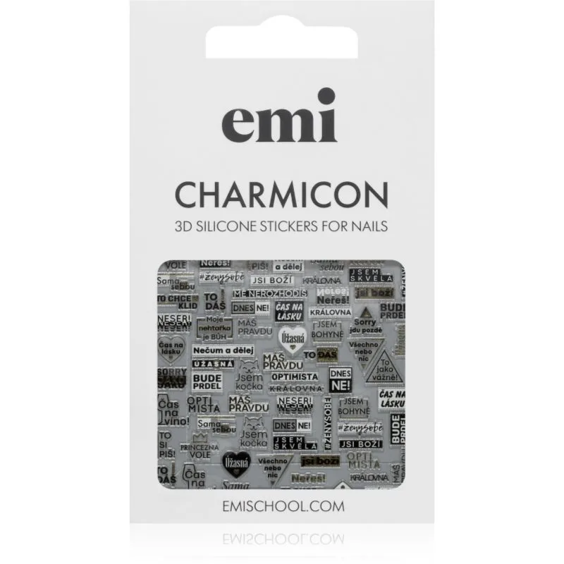 emi Charmicon Czech 3 Αυτοκόλλητα νυχιών 3D 1 τμχ