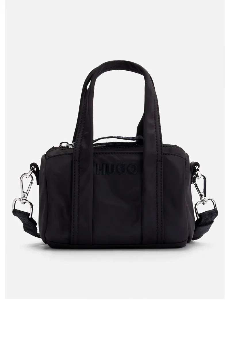 HUGO BLUE ΤΣΑΝΤΑΚI CROSSBODY ROSELYN DUFFLE ΜΑΥΡΟ