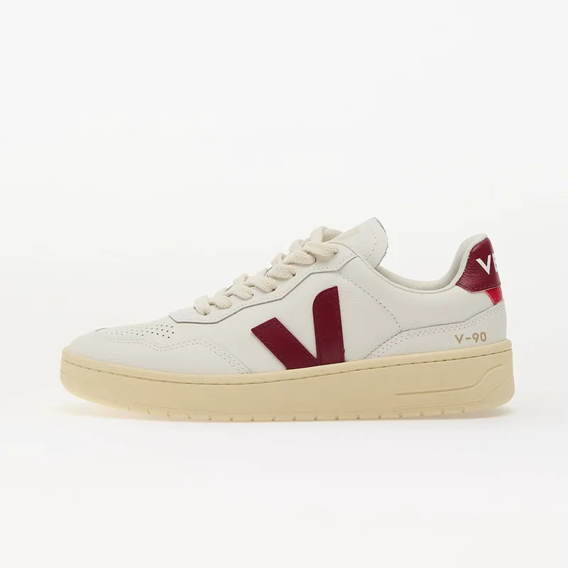 Sneakers Veja W V-90 O.T Leather Ex-White_Marsala EUR 38