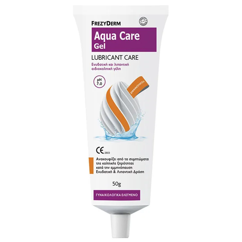 Frezyderm Aqua Care Gel Lubricant Care Ενυδατική & Λιπαντική Αιδιοκολπική Γέλη για Χρήση Κατά την Εμμηνόπαυση 50g