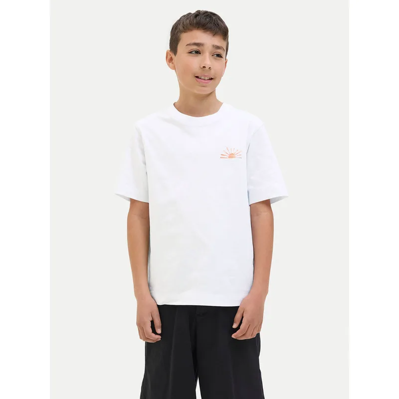 Jack & Jones Junior T-Shirt Canggu 12278649 Λευκό Relaxed Fit