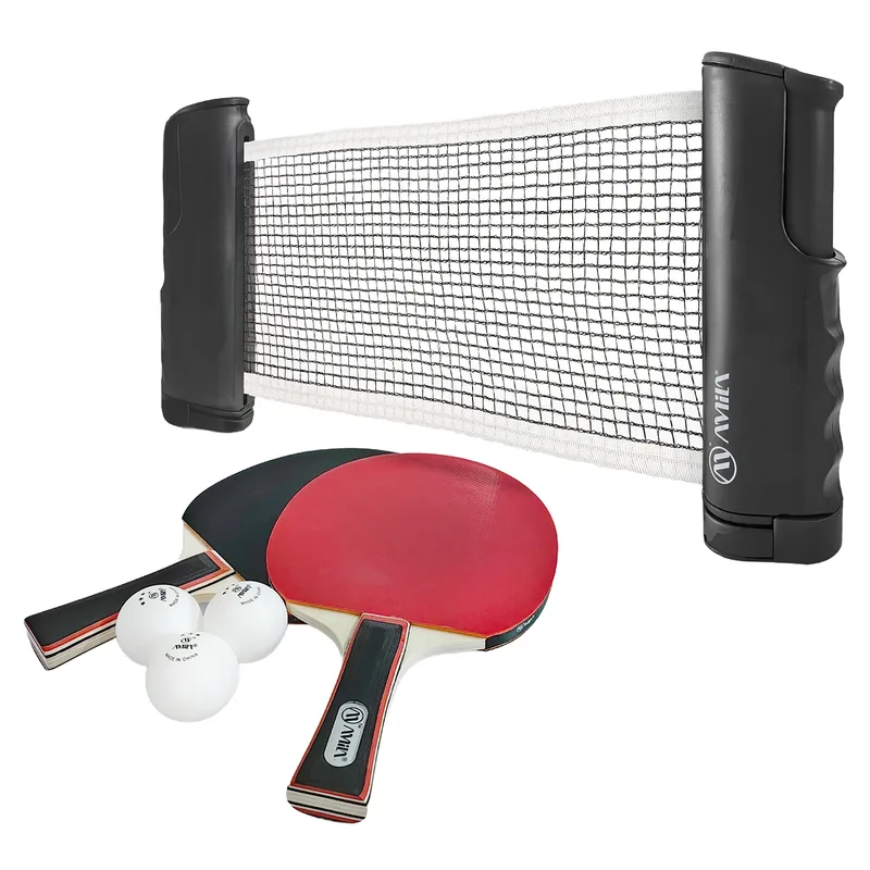 Σετ Ping Pong Amila (2 Ρακέτες + 3 Μπαλάκια + Δίχτυ)