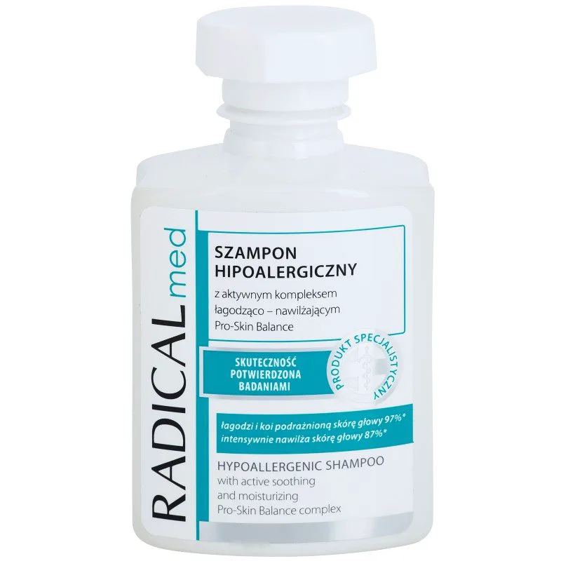 Ideepharm Radical Med Hypoalergenic υποαλλεργικό σαμπουάν για το δέρμα του τριχωτού της κεφαλής με ψωρίαση 300 ml