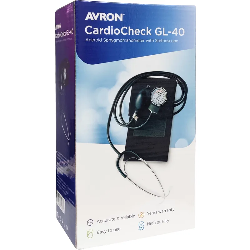 AVRON CardioCheck GL-40 Κλασικό Πιεσόμετρο με Ακουστικά 1 Τεμάχιο