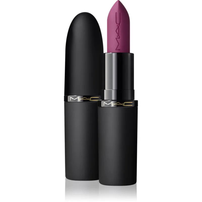 MAC Cosmetics Powder Kiss Hazy Matte ματ κραγιόν απόχρωση On My Mind 3.5 γρ