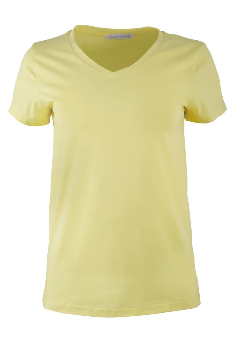 Γυναικεία μπλούζα V. Basic collection ΚΙΤΡΙΝΟ
