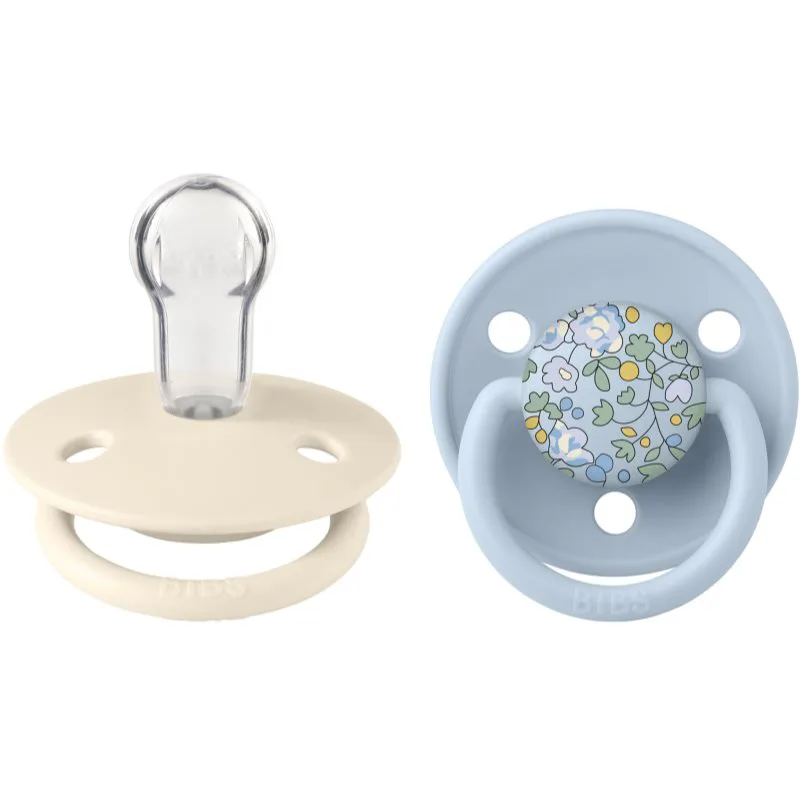 BIBS x Liberty De Lux One Size πιπίλα Ivory/ Baby Blue 2 τμχ