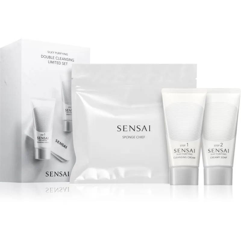 Sensai Silky Purifying Double Cleansing Set σετ περιποίησης για την επιδερμίδα για βαθύ καθαρισμό