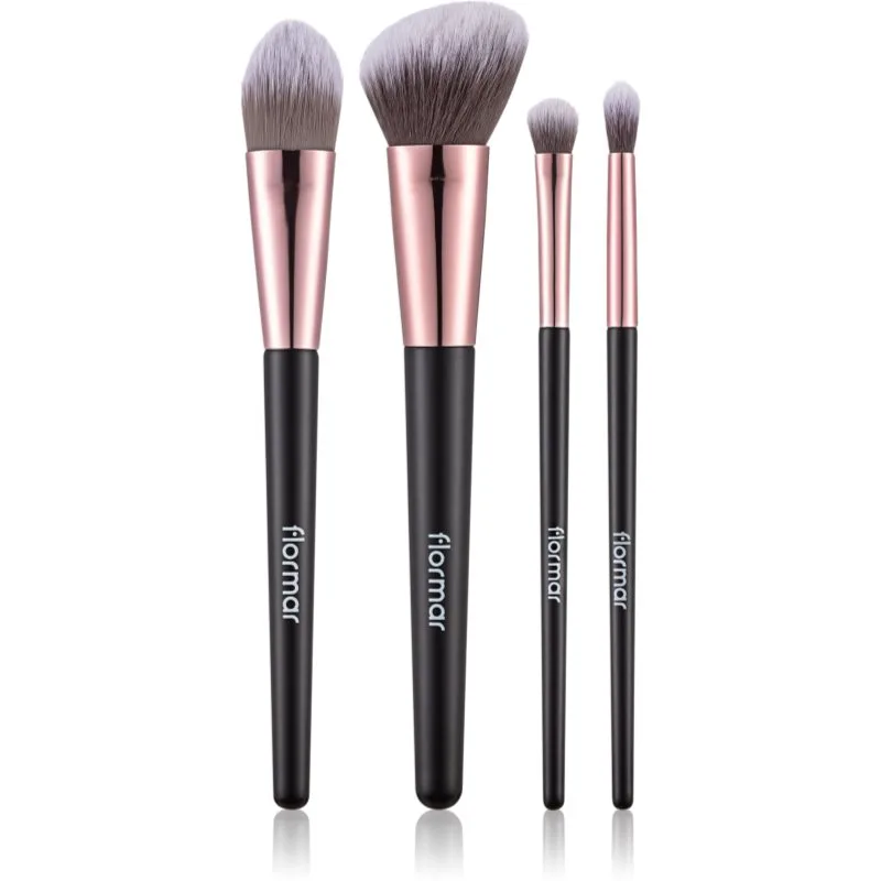 flormar Brush Set σετ με πινέλα για το πρόσωπο 4 τμχ