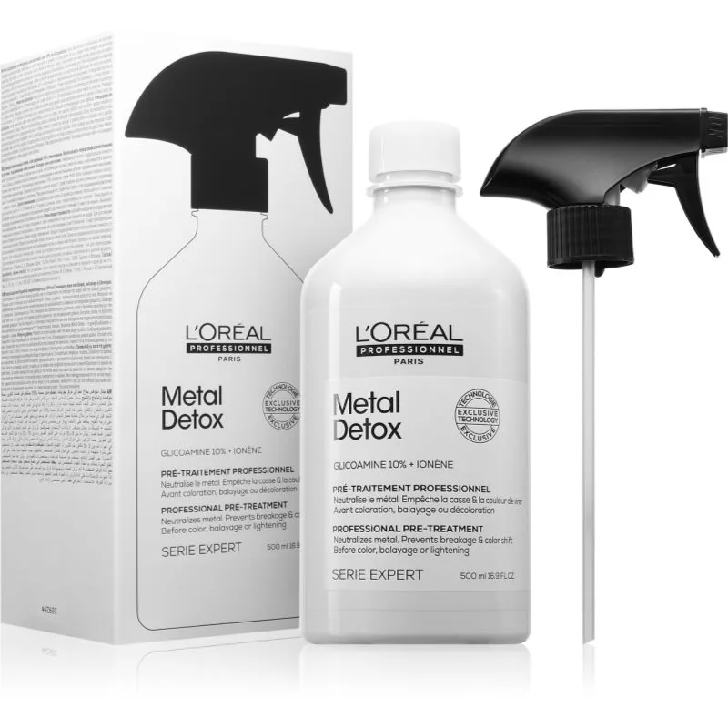 L’Oréal Professionnel Serie Expert Metal Detox προετοιμαστικό σπρέι εξουδετέρωση των πορτοκαλί αποχρώσεων 10% Glicoamine 500 ml