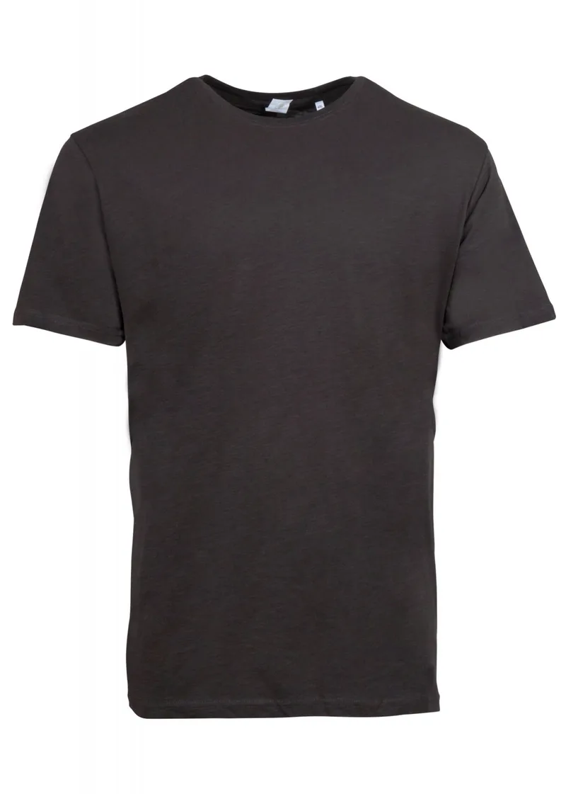 Αντρικό tshirt λαιμόκοψη κοντό μανίκι. Oversize γραμμή. Basic Collection. ΓΚΡΙ