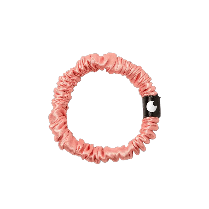 Μεταξωτό Scrunchie Small-Ροδακινί