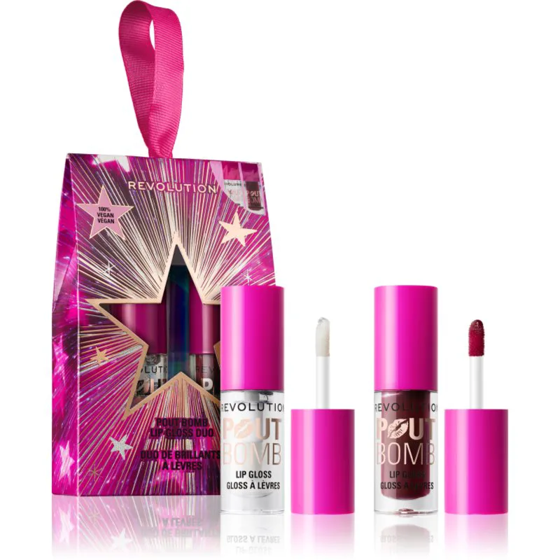 Revolution Xmas 2025 Pout Bomb χριστουγεννιάτικο σετ δώρου για τα χείλη