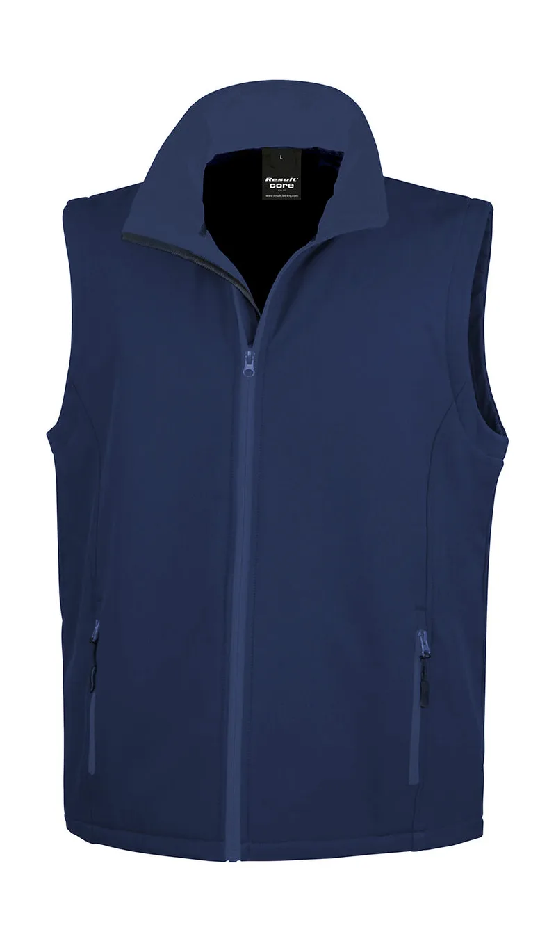 Ανδρικό Αμάνικο Μπουφάν Softshell Bodywarmer R232M Result Core Navy/Navy