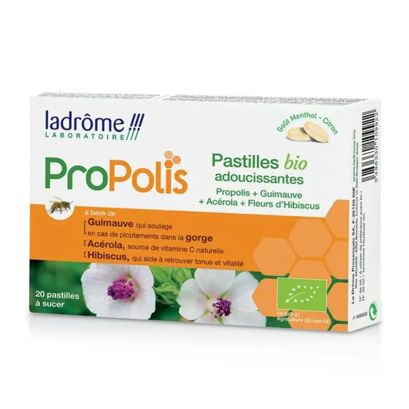 Ladrôme Propolis Propolis Organic Softener Tablets 20 units