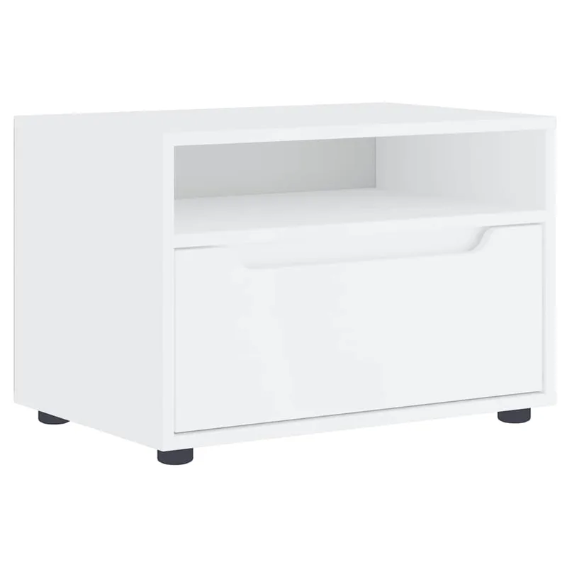 vidaXL Έπιπλο Τηλεόρασης VISNES Λευκό 60x40x38 εκ. από Τεχνητό Ξύλο