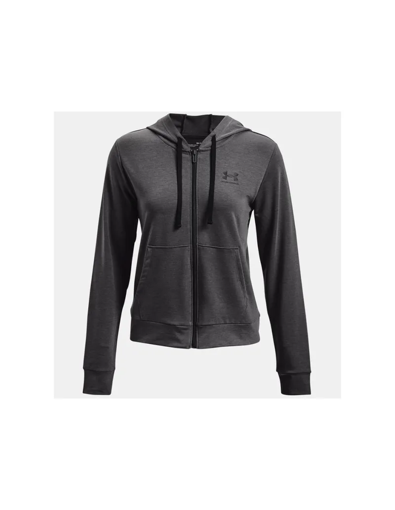 Under Armour Γυναικεία Ζακέτα Φούτερ με Κουκούλα Γκρι 1369853-010