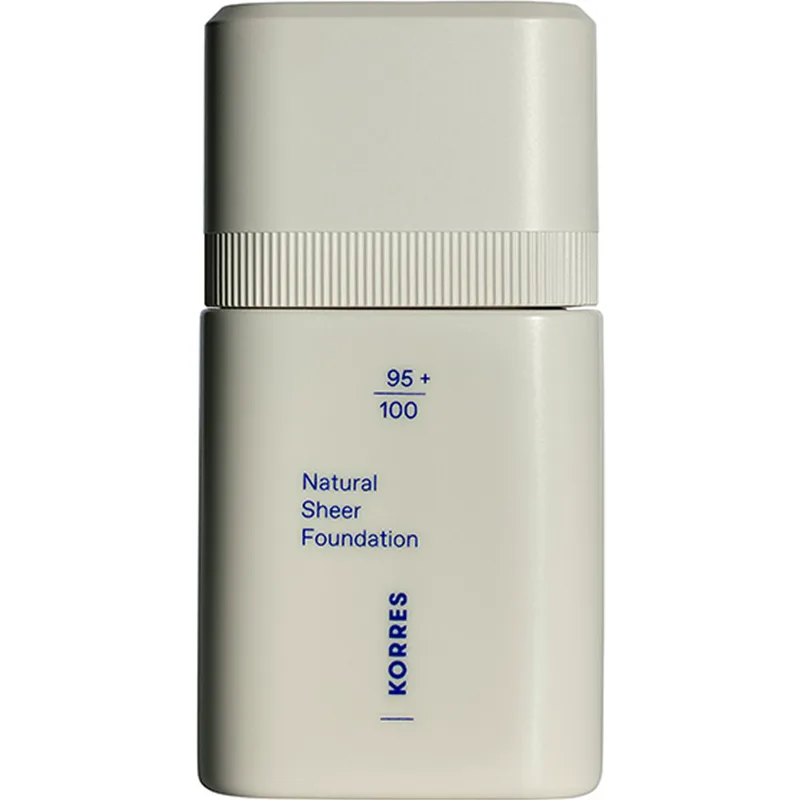 Korres Natural Sheer Foundation Διάφανης Κάλυψης Ανάλαφρο Foundation που Λειαίνει τις Ατέλειες για Φυσικά Λαμπερό Αποτέλεσμα 30ml - 03 Tan