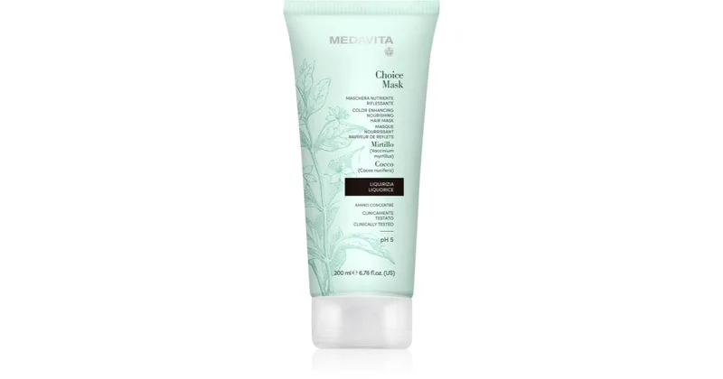 Medavita Choice Liquorice nourishing mask for colored hair 200 ml