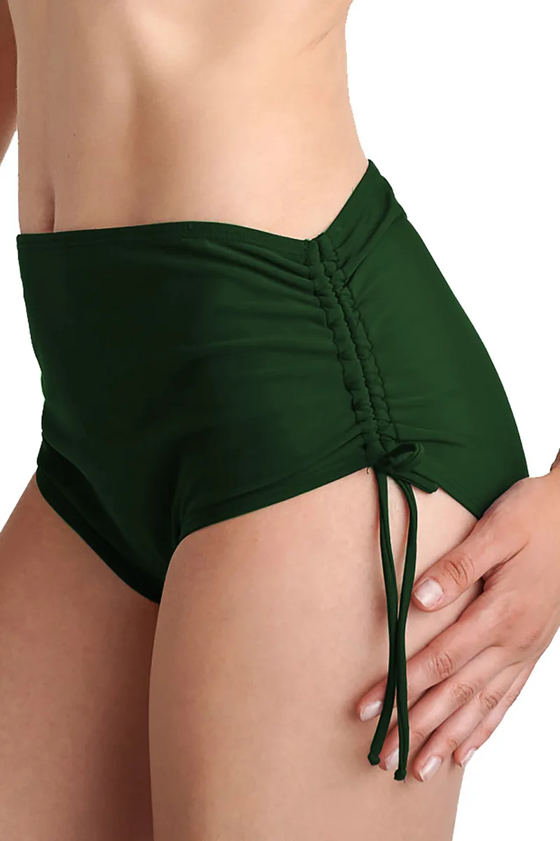 Blu4u γυναικείο μαγιό bikini σλιπ με maxi κάλυψη και σούρα στο πλάϊ ''Classic Solids''-26365092-26