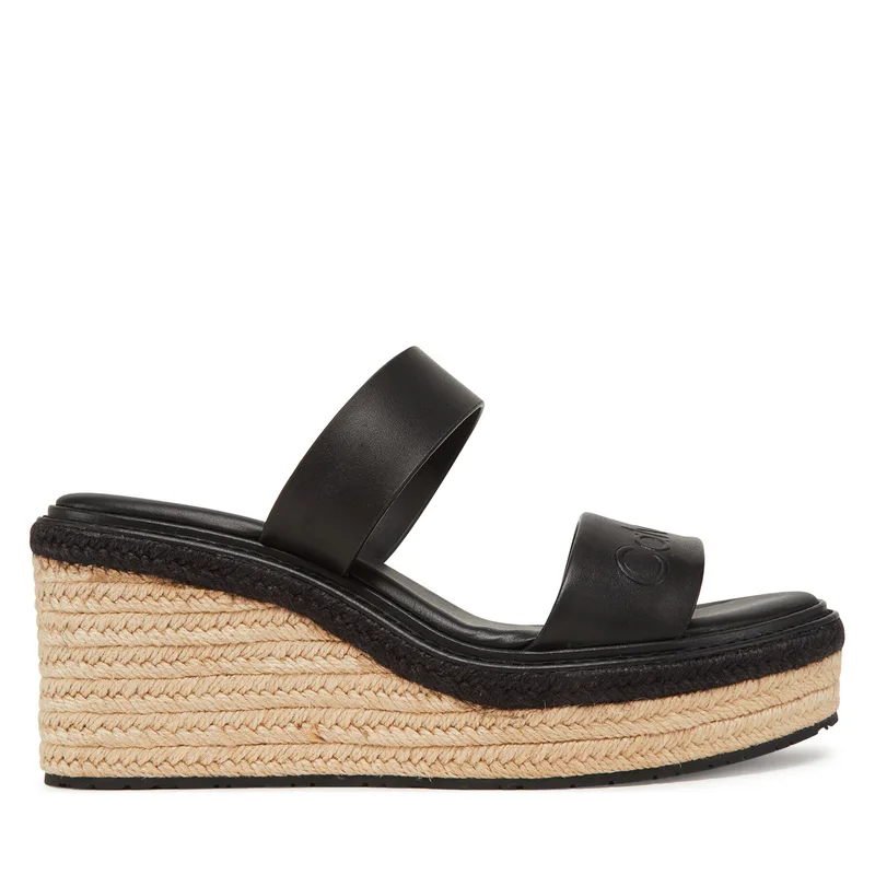Εσπαντρίγιες Calvin Klein Wedge Sandal 50 - He HW0HW02375 Μαύρο