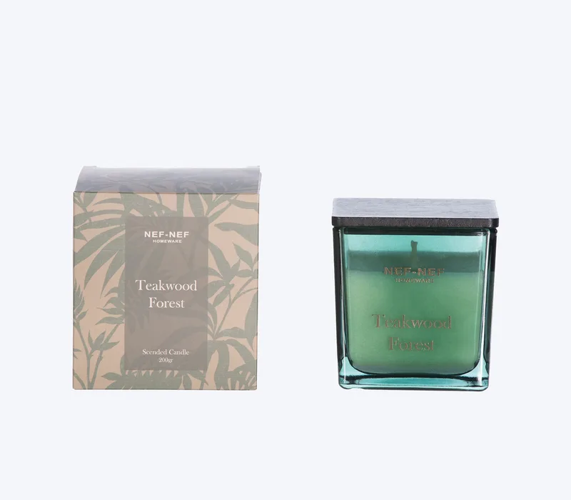 Αρωματικό Κερί Nef-Nef Teakwood Forest 25 Green 200gr