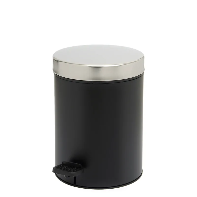 Χαρτοδοχείο 3Lt Pam σειρά 03-601 Μαύρο Ματ Χρωμέ (18x25cm) (χωρίς Soft Close)