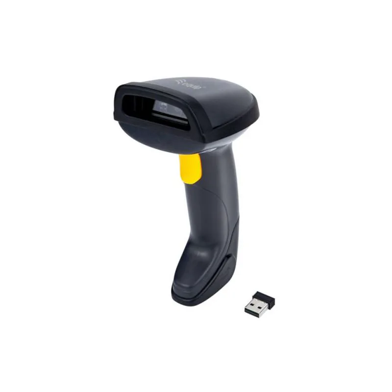 Equip Barcode Handscanner 2D Laser mit Halterung 2.4GHz sw