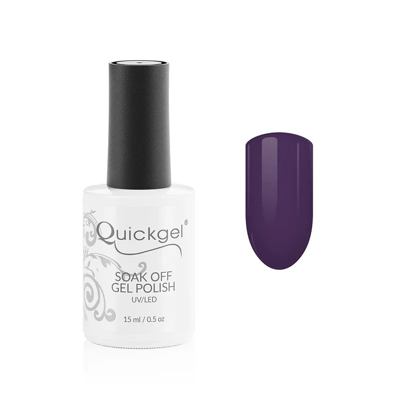 Quickgel Ημιμόνιμο Βερνίκι - No 722 Grape Crush - 15mL