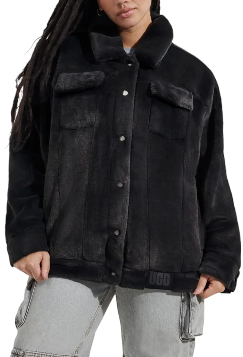 Μπουφάν Ugg Frankie Faux Fur Trucker 1147290-INK Γυναικείο