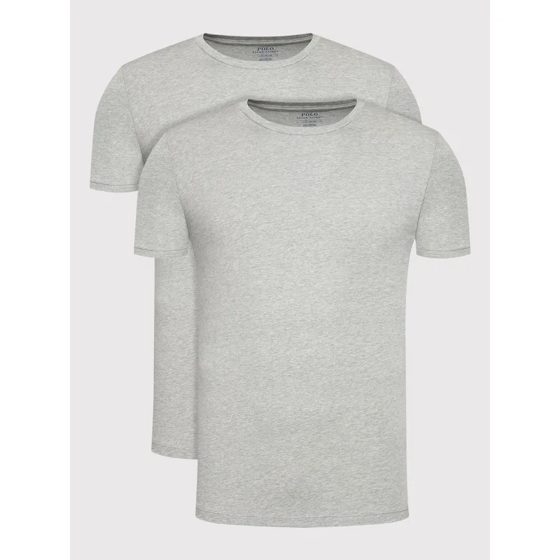 Polo Ralph Lauren Σετ t-shirts 714835960003 Γκρι Slim Fit