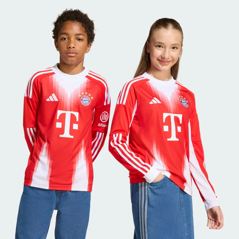 adidas Bayern Munich FC 2025/26 Home Παιδική Μπλούζα με Μακρύ Μανίκι (9000249403_1634)