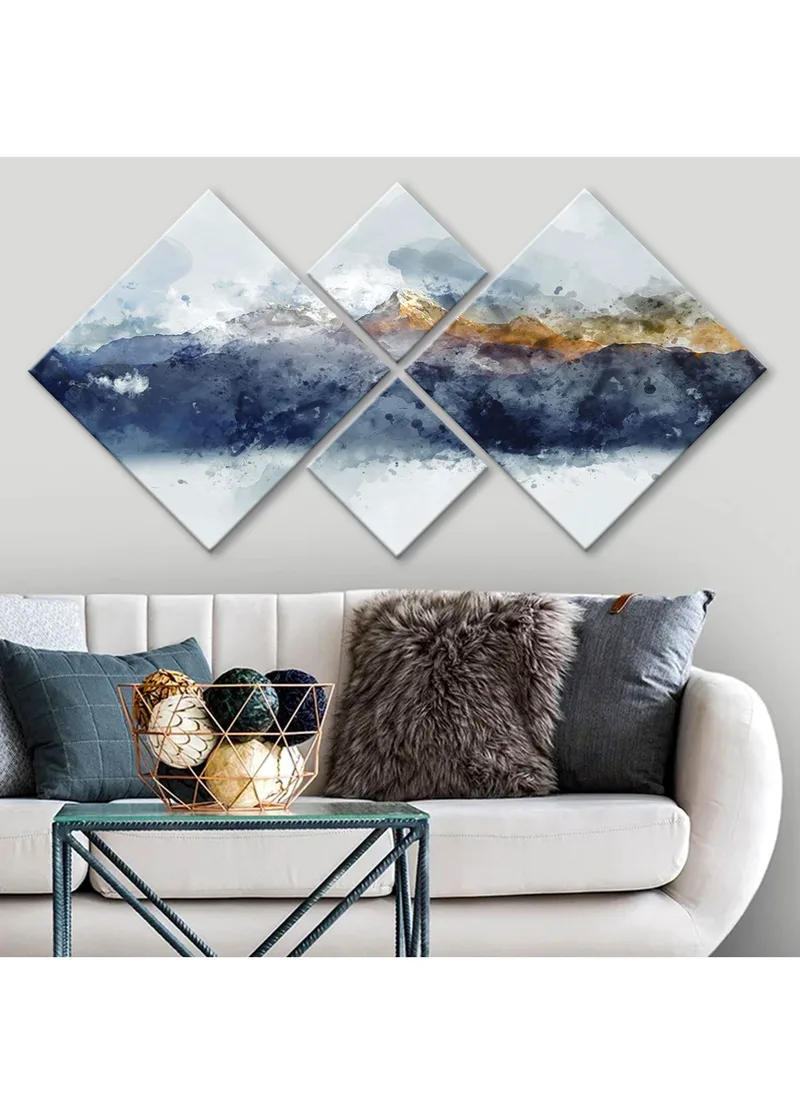 Home Deco - Διακοσμητικός Πίνακας 4 Τεμ.Kalune Design