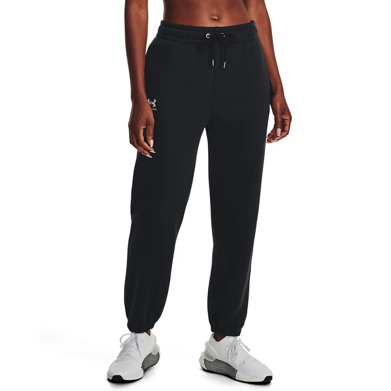 Παντελόνια Under Armour Icon Fleece Jogger Black/ White M