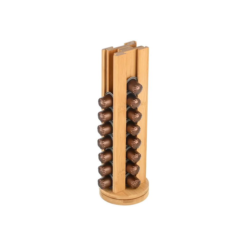 Estia βαση για καψουλεσ espresso bamboo essentials 36 θεσεων περιστρεφομενη 01-19877