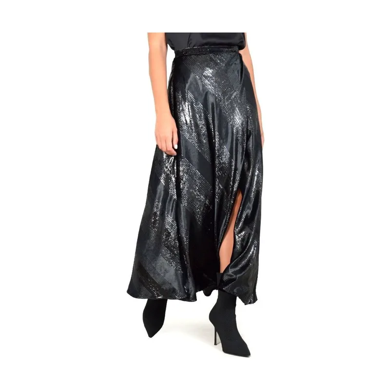 Μακρυές φούστες My T Wearables HIGH WAIST SKIRT WOMEN