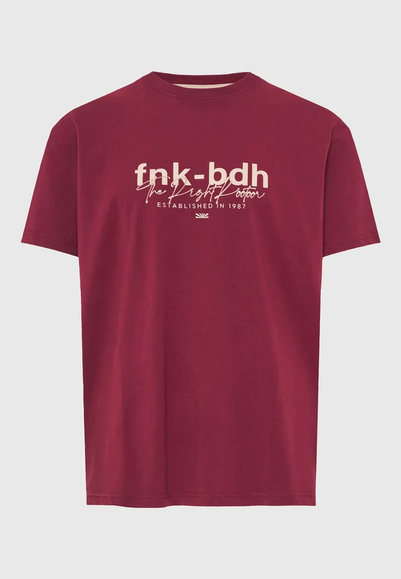 Ανδρικό t-shirt από οργανικό βαμβάκι με τύπωμα
