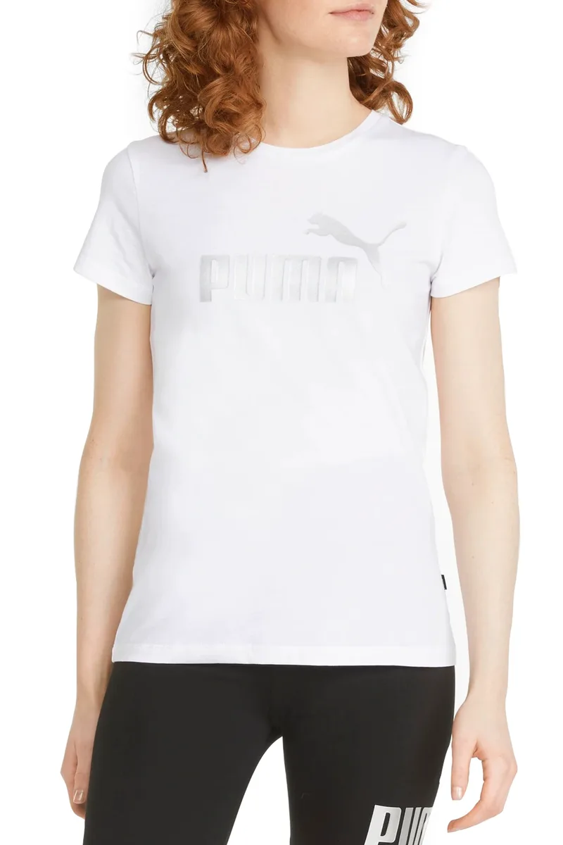 Μπλούζα Κοντομάνικη Puma ESS+ Metallic Logo 848303-02 Γυναικείο