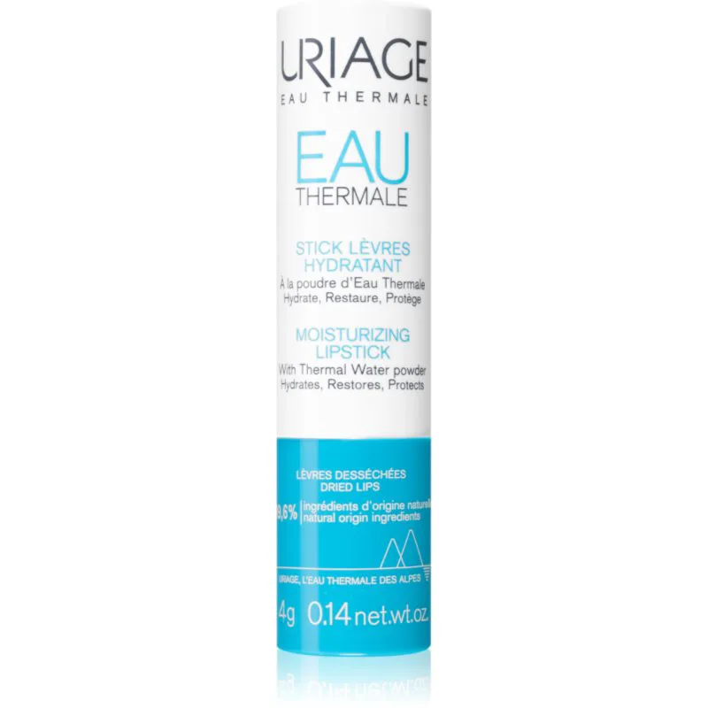 Uriage Eau Thermale Moisturizing Lipstick with Thermal Water Powder ενυδατικό βάλσαμο για τα χείλη σε μπάρες 4 γρ