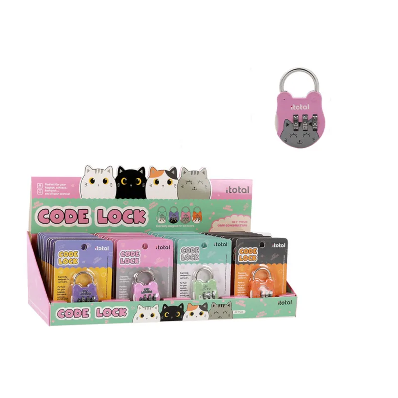 Λουκέτο με Συνδυασμό I-Total Grey Cat XL2954_G