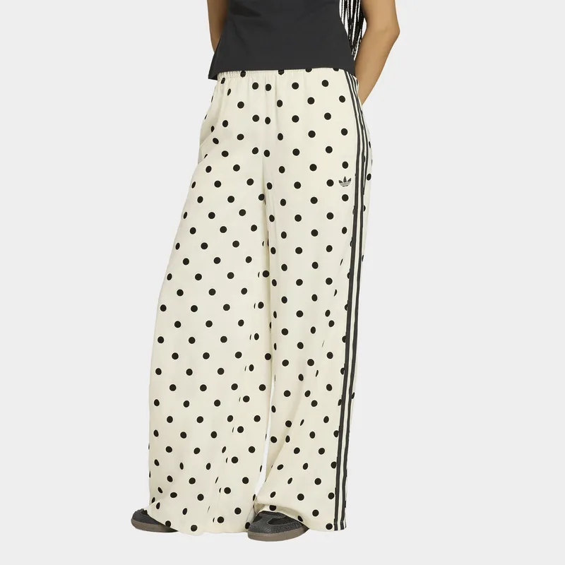 adidas Originals W Satin Polka Dots Wide Leg Pant (9000262232_18119)