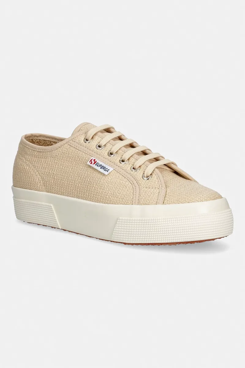 Superga 2740 PLATFORM RAFFIA πάνινα sneakers Γυναικεία