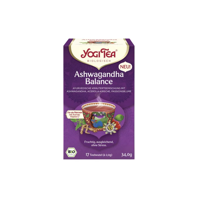 Yogi Tea Organic herbal tea "Ashwagandha Balance", 17 Sachets (34 G)