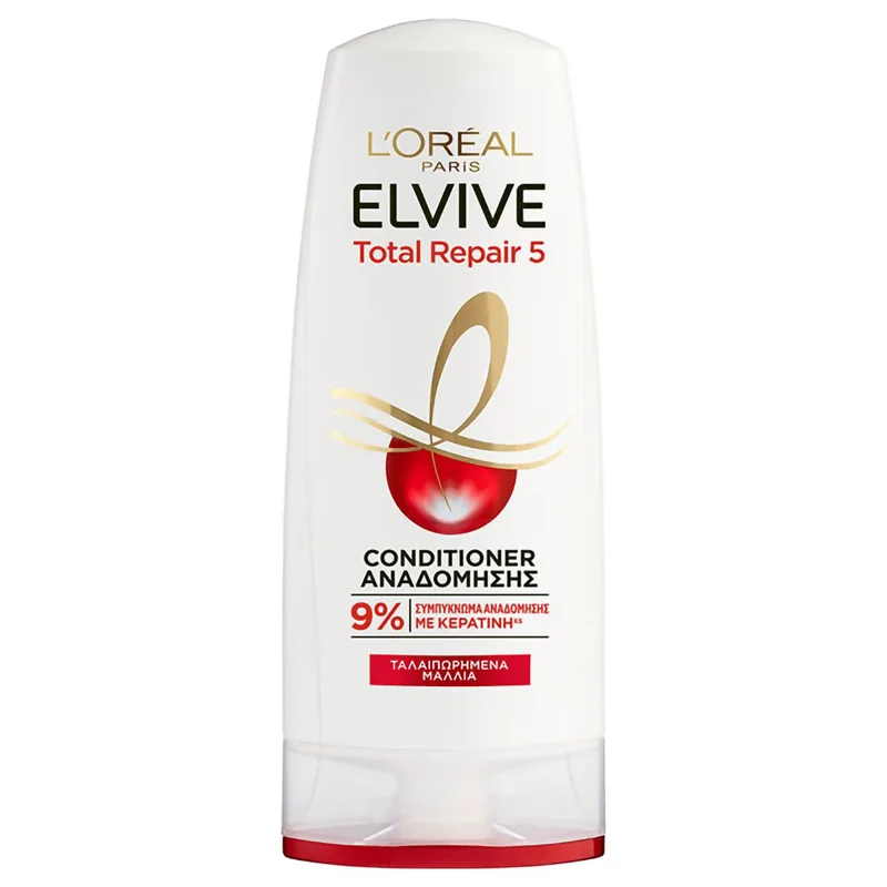 L'Oreal Paris Elvive Total Repair 5 Μαλακτική Κρέμα Αναδόμησης με Κερατίνη για Ταλαιπωρημένα Μαλλιά 300ml