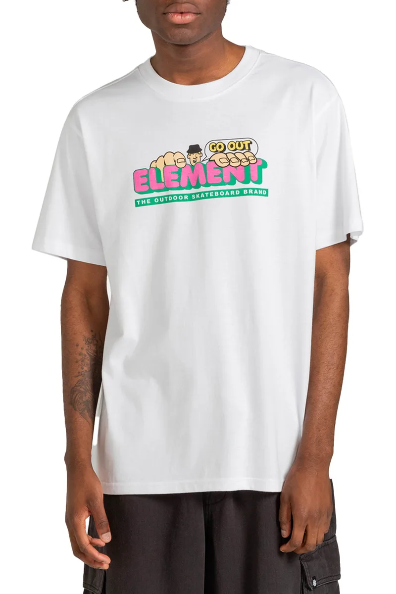 Μπλούζα Κοντομάνικη Element Go Out ELYZT00180-WBB0 Ανδρικό