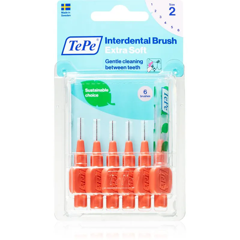 TePe Interdental Brush Extra Soft μεσοδόντια βουρτσάκια 0,5 mm 6 τμχ