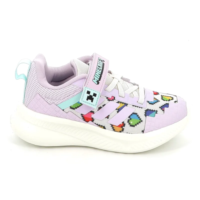 Παιδικό Αθλητικό Παπούτσι για Κορίτσι Adidas MineCraft Fortarun El C Χρώματος Μωβ JR1950